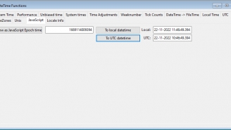 DateTime - JavaScript Time function usage