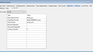 DateTime - Locale Info