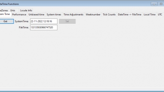 DateTime - System Time