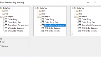 Drag and Drop 3 Treeviews