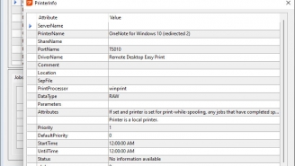 Printing-demo-Printer-info